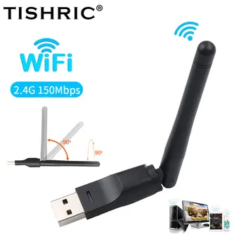 10ШТ TISHRIC USB WIFI Адаптер 8188 Компьютерная Беспроводная Сетевая карта USB2.0 2,4 ГГц 150 Мбит/с Wi-Fi Адаптер 802.11 n/g/b Для Окна ПК