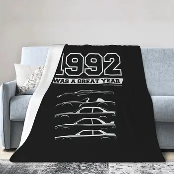 1992 Был Отличным Годом SilhouetteHistory Постельное одеяло Фланелевое Одеяло Фланелевое одеяло Одеяло для кондиционирования воздуха