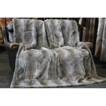 CX-D-08B/Z 218x218 см, домашний диван-кровать, одеяло из натурального кроличьего меха натурального цвета