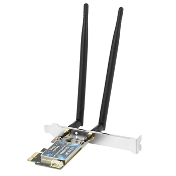 EDUP PCI-E 600 Мбит/с WiFi Карта Bluetooth 4,2 Адаптер 2,4 ГГц/5 ГГц Двухдиапазонная Беспроводная Сетевая карта с Антеннами для Настольных ПК