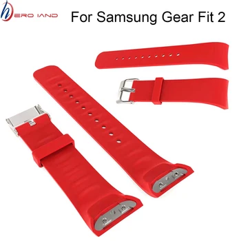 Hero Iand Спортивный силиконовый ремешок Для Samsung Galaxy Gear Fit2 Pro Ремешок для часов, браслет на запястье, ремешки для Samsung Gear Fit 2 SM-R360