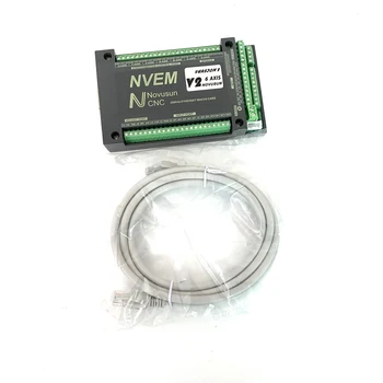 NVEM V2 MACH3 6-Осевая версия контроллера с ЧПУ 300 кГц Ethernet Плата управления движением для Шагового двигателя