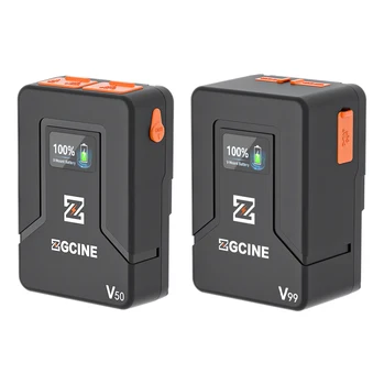 ZGCINE ZG-V50 ZG-V99 V Mount Battery Power Bank Литий-ионные Аккумуляторы Для Sony/Фото/Студийной/светодиодной Видеосъемки 14,8 V V-Lock BP Battery