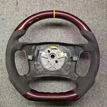 Автомобильное Рулевое колесо Из настоящего Углеродного волокна Для BMW E36 1995-1997 E46 1998-2004 X3 E83 X5 E53 E38 1994-2001
