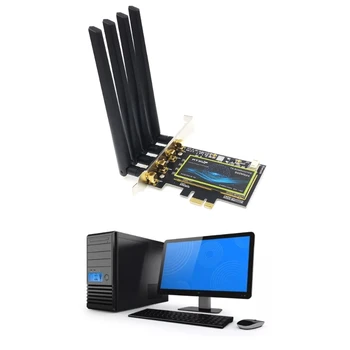 Двухдиапазонный беспроводной WiFi адаптер PCIE 900 Мбит/с, совместимый с Bluetooth BCM94331CD P9JB