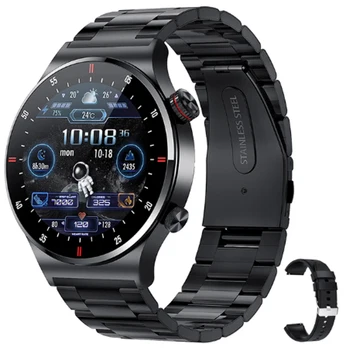 для Samsung Galaxy S22 S21 S20 S10 S9 S8 Plus S7 Смарт-Часы Bluetooth Call Smartwatch Монитор Температуры тела Артериального Давления