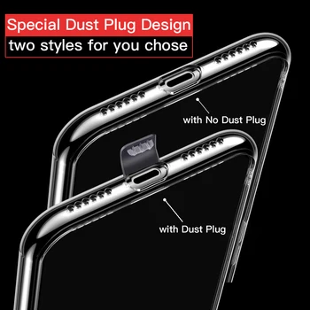 Пылезащитный Противоударный Чехол для iPhone 6 7 8 Plus X XR XS 11 12 13 Pro Max SE Fundas Тонкий Мягкий Чехол из ТПУ Для телефона iPhone11 Coque