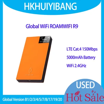 Разблокированная Глобальная версия ROAMWIFI R9 Карманная WiFi Sim-карта LTE 4G Cat.4 150 Мбит/с 5000 мАч Аккумулятор Мобильный Sim-маршрутизатор 4G