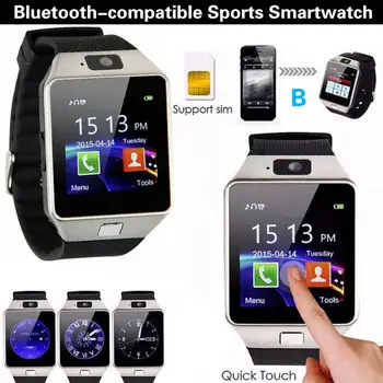 Умные умные часы с сенсорным управлением на большом экране, Удобная функция шагомера, легко читаемый монитор сна, сверхлегкий Bluetooth-com